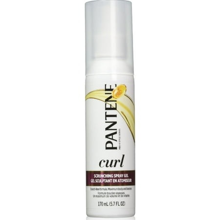 Pantene Pro-V Curly Hair Style Curl Enhancing Spray Hair Gel 5.7 oz (Pack of