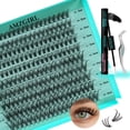 thumbnail image 1 of Kit de extensión de pestañas AMZGIRL LASH, 200 unidades, racimos 30D Mix, 9-16 mm, 1 of 6