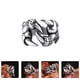 thumbnail image 5 of 1 unid con estilo Dragon Glaw Anillo abierto Hombre Anillo Hombre Joyería dedo Anillo único Decoración, 5 of 5