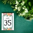 thumbnail image 3 of Flower Table Cards Number 1-50 Double Sided For Wedding Reception Event Party Baby Shower Birthday 4x6, 3 of 3