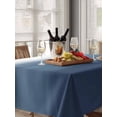 thumbnail image 6 of Navy Blue Ombre Table Cloth, Waterproof Tablecloth for Rectangle Tables, Modern Abstract Art Texture Reusable Washable Fabric Table Cover for Restaurant Kitchen Dining Tables 60"x102", 6 of 9
