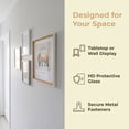 thumbnail image 4 of Unique Bargains Wall Mounting and Tabletop Display Photo Frame Natural Wood Color 5" x 7", 4 of 5