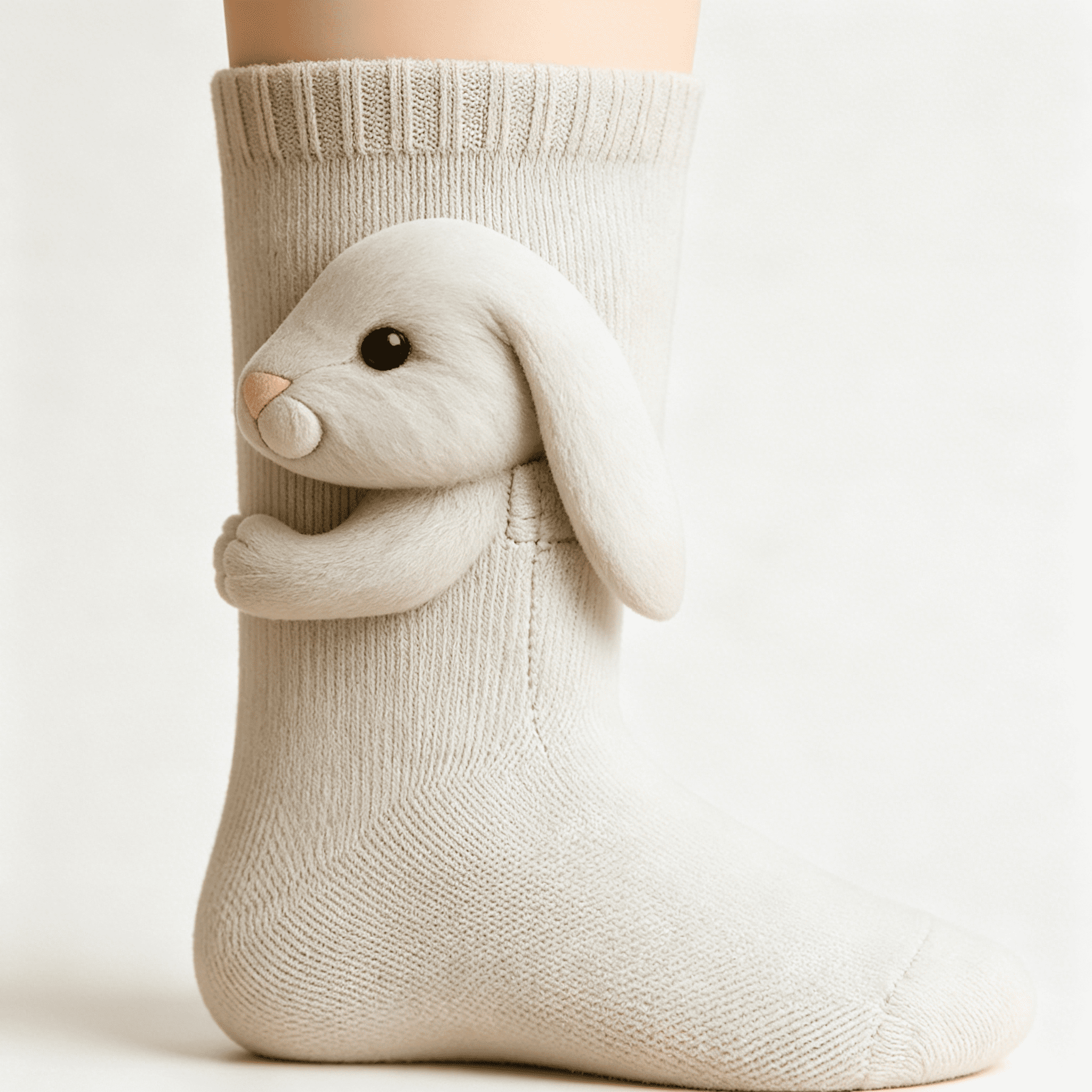 TELOLY 2026 New 3D Knit Animal Socks, Cute Hand Crochet Knit, Christmas Stocking Stuffers Must-Have, Funny Warm Soft Socks for Holiday Gifting, Winter Essential