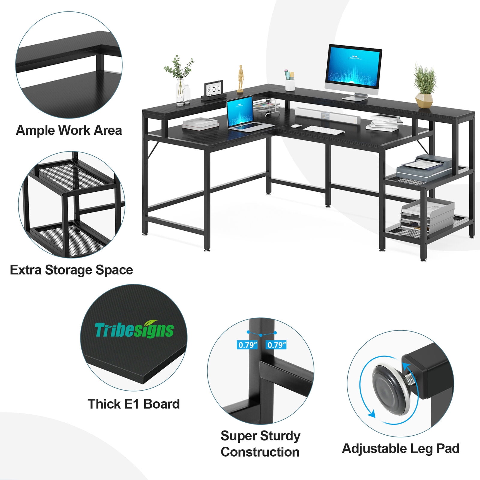 LSLJS Office Supplies Desk Organization For Controller Rage Quit