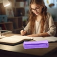 thumbnail image 1 of ¡Gran Oferta!, Estuche para lápices de gran capacidad y alto valor para estudiantes, de color sólido, para herramientas de belleza, portátil, resistente al agua, de sílice Akmoler, 1 of 8