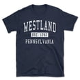 thumbnail image 1 of Westland Pennsylvania Classic Established Men's Cotton T-Shirt, 1 of 1