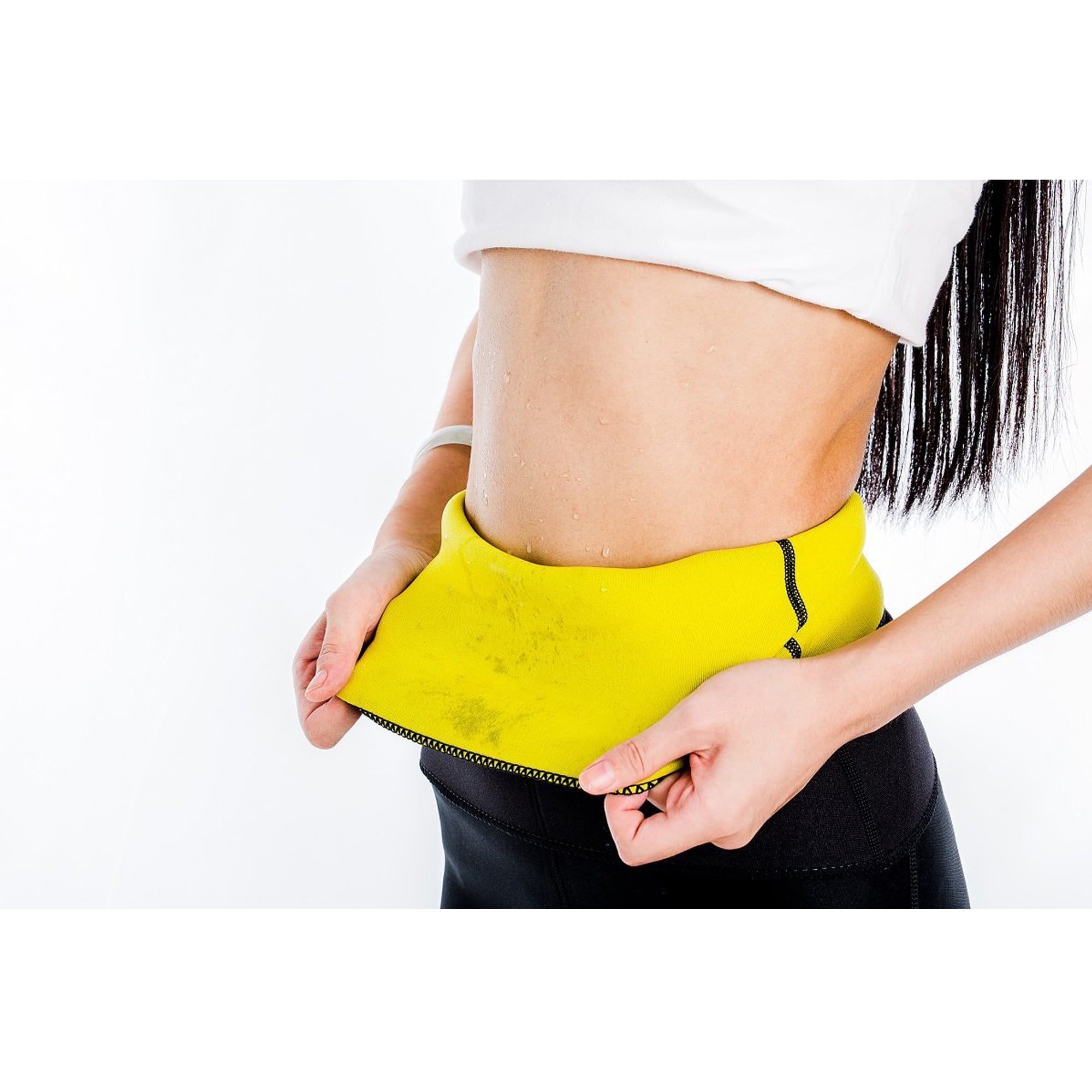 LELINTA Women's Hot Sweat Body Shaper Waist Trainer Control Tummy Belly  Slimming Thinner Belt Shapewear 