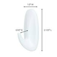 thumbnail image 4 of 3M Command Designer Hooks 17082 Small Adhesive Hang Holds 1 Pound White,12 Packs, 4 of 7