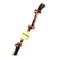 thumbnail image 1 of Juguete de Cuerda Mammoth Flossy Chews Multicolor con Pelota de Tenis para Perro Mediano, 1 of 5