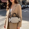 thumbnail image 6 of Women Novelty Candy Shaped Polka Dot Handbag, Glossy Faux Leather Mini Crossbody Purse With Dual Carrying Straps, Cute Unique Shoulder Bag For Party Daily Street Outfit Multiple Sweet Colors, 6 of 7