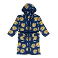 thumbnail image 1 of Scotland Mens Crest Fleece All-Over Print Dressing Gown, 1 of 4