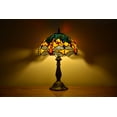 thumbnail image 2 of Tiffany Style Dragonfly Table Lamp Bedside LED Desk Lamp Bedroom Stained-Glass 18.1'' Height Bronze Multi-Color, 2 of 4