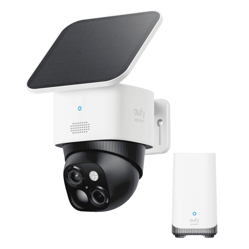 eufy Security SoloCam S340 with HomeBase 3, 360° Surveillance, 2.4 GHz Wi-Fi, No Monthly Fee