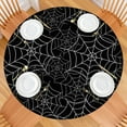 thumbnail image 2 of Halloween Spider Webs Round Fitted Tablecloth with Elastic Edge,Dining Table Cover Waterproof,Outdoor Round Tablecloth for Camping,Dining,Indoor and Outdoor, 2 of 7