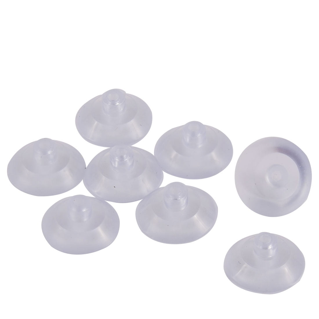 5 Pcs Clear Strong Suction Cups Window Glass Plastic Rubber Suction Suckers Pads 