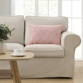 thumbnail image 2 of Home Decor Collection 14" x 20" Pink Bow Embroidered Decorative Pillow, 2 of 5