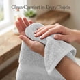 thumbnail image 3 of RIVERSIDE Hand Towel 6 Pack 16x28 Soft and Quick Dry Cotton Towels for Home Gym & Spa - White, 3 of 8