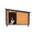 Gold+Matte Black + Solid Wood + Dog, variant on Holaki Extra Large Wooden Dog House, Outdoor & Indoor Weatherproof Pet Kennel with Raised Feet, Waterproof Roof, Ventilated Door, Natural