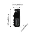 thumbnail image 3 of BotaniNest Headset For Driving With Vibration Alert And 10m Range Retractable Earpiece With LCD Battery Screen For Hands Business Calls, 3 of 7