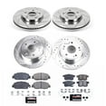 thumbnail image 3 of PowerStop Front and Rear Z23 Evolution Sport Carbon-Fiber Ceramic Brake Pad and Drilled & Slotted Rotor Kit Fits: HONDA Select Models K6516, 3 of 10