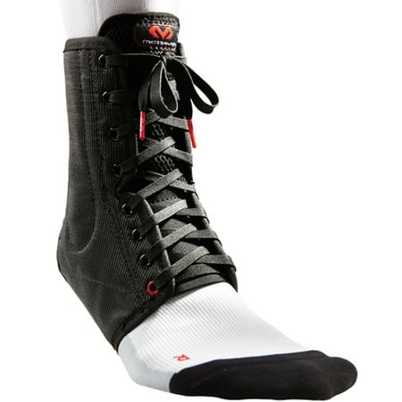 UPC 029369000223 product image for McDavid 199 Lightweight Lace-Up Ankle Brace with Stays - Black | upcitemdb.com