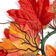 thumbnail image 6 of Artificial Maple Leaves and Berries Candle Rings,Mini Artificial Sunflower Maple Leaf Wreaths,Thanksgiving Candle Rings,Mini Fall Wreaths,Fall Candle Holders for Thanksgiving Table Decorations, 6 of 8