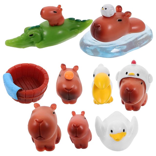10pcs Mini Animal Models for Craft Decoration Resin Figurines Small Statues