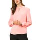 thumbnail image 1 of AllegK Dde San Patricio profesional Blusas de gade manlarcon cuello alto elegante pamujer RoS, 1 of 6
