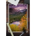 thumbnail image 2 of Evergreen, Colorado, Rocky Mountain National Park, Purple Sunset and Lake, Photography (12x18 Wall Art Poster, Room Decor), 2 of 3