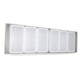 thumbnail image 4 of Ice Cooled Condiment Serving Container Chilled Garnish Tray Bar Caddy for Home Work or Restaurant Six Grid Seasoning Box, 4 of 8