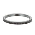 thumbnail image 1 of Sterling Silver Ruthenium Finish Milgrain Cubic Zirconia Ring, 1 of 2