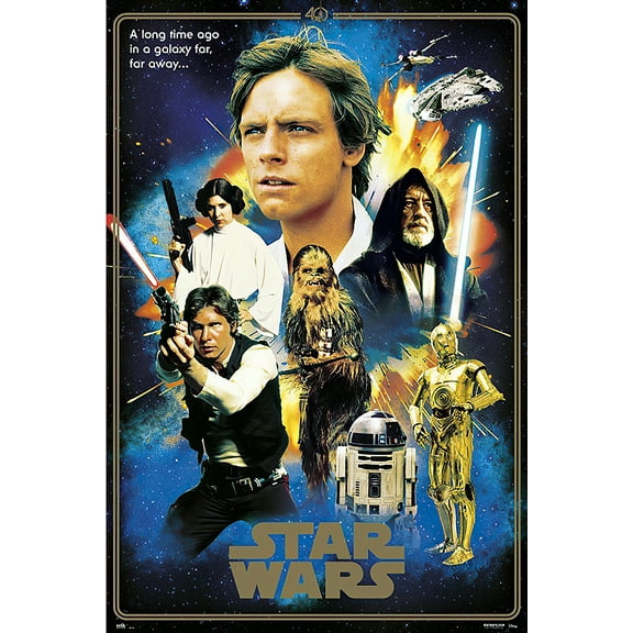 Star Wars: Episode IV - Movie Poster (40Th Anniversary - The Heroes)