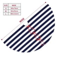 thumbnail image 3 of Sikiie Navy Blue And White Stripes 30-48 inches {designName} Print Christmas Tree Skirt Snowman Xmas Tree Skirt with Edge Christmas Decorations for Holiday Party48", 3 of 7