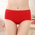 thumbnail image 3 of Valcatch 3-pack Women Period Underwear Panties Seamless Cotton Lace Briefs Breathable Soft for Everyday Wear, 3 of 9