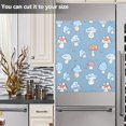 thumbnail image 5 of Dishwasher Magnet Cover Magnetic Fridge Door Cover Home Kitchen Decor Cartoon Red Blue Mushrooms 23"x 26", 5 of 6