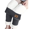 thumbnail image 2 of Edvintorg Pants Women Winter Fleece Thick Lamb Wool Outer Wear Thermal High Waist Leggings Warm Slim Female Pants Casual Plus Size Women's Pants, 2 of 6