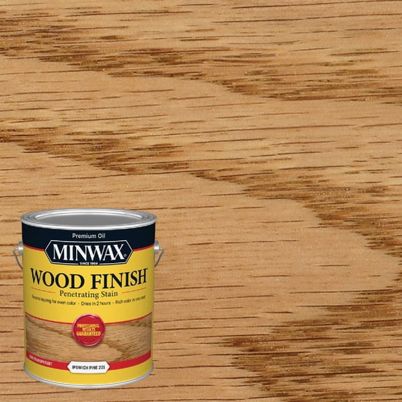 Minwax Wood Finish Ipswich Pine Stain - Transparent - 1 Gallon, 250 VOC — Residential Use, Standard Application