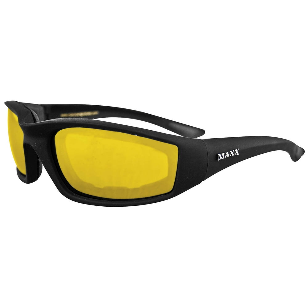 MaxX MAXX SUNGLASSES Padded Sunglasses Yellow 713757497718 Walmart