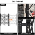 thumbnail image 5 of Folding Door Gate, Steel Accordion Security Gate, Flexible Expanding Security Gate, 360° RollingBarri-cadeGate, Scissor Gate or Door with Keys, 5 of 7