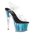 thumbnail image 2 of Women's Pleaser Adore 708HGI Ankle Strap Sandal, 2 of 5