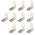 thumbnail image 4 of 10pcs Corner Brace L Bracket Corner Bracket, Right Angle Brace Brackets Fastener, Stainless Steel, 20/25/30/40/50/65/85/100/ 30x30x16mm, 4 of 5