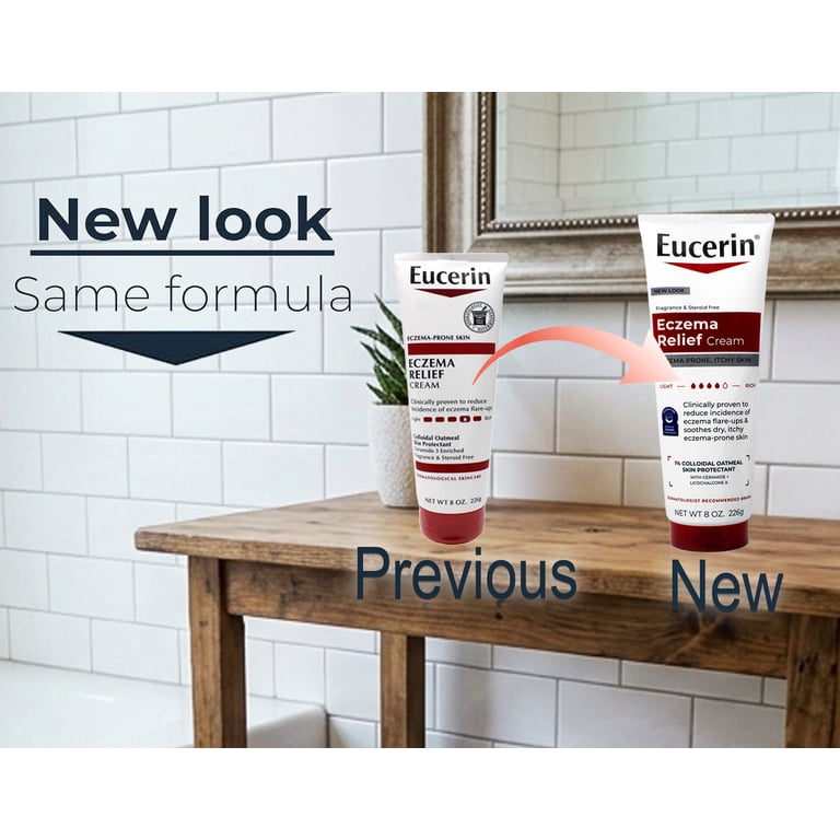 Eucerin Eczema Relief Cream, Full Body Lotion, Moisturizing Eczema