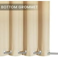 thumbnail image 6 of Outdoor Patio Curtains - Weighted Waterproof Drapes Blackout Shades Thermal Insulated Privacy Windproof Draperies for Gazebo Porch Sliding Door, Beige, W100 x L84 in, 6 of 9