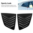 thumbnail image 4 of 2Pcs Rear Side Window Louver Cover Fade Proof Sporty Look Rear Window Air Vent Scoop Shutter Cover Blind for X3 IX3 G01 2018 and Later, 4 of 7