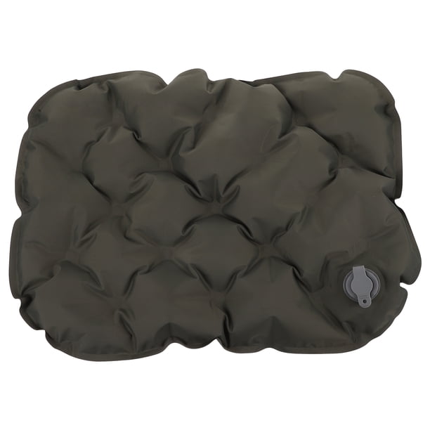 Almohadilla inflable para campamento para almohadillas de viaje de viaje cojín con almohadilla inflable plegable