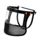 thumbnail image 2 of Protector facial para casco de seguridad, visera de malla de alambre de acero, protector facial para , deshierbe y jardinería., 2 of 9