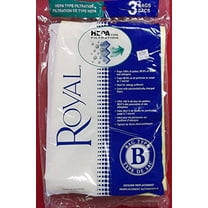 Royal Vacuum Cleaner Type B HEPA 3 Bags [Kitchen], White