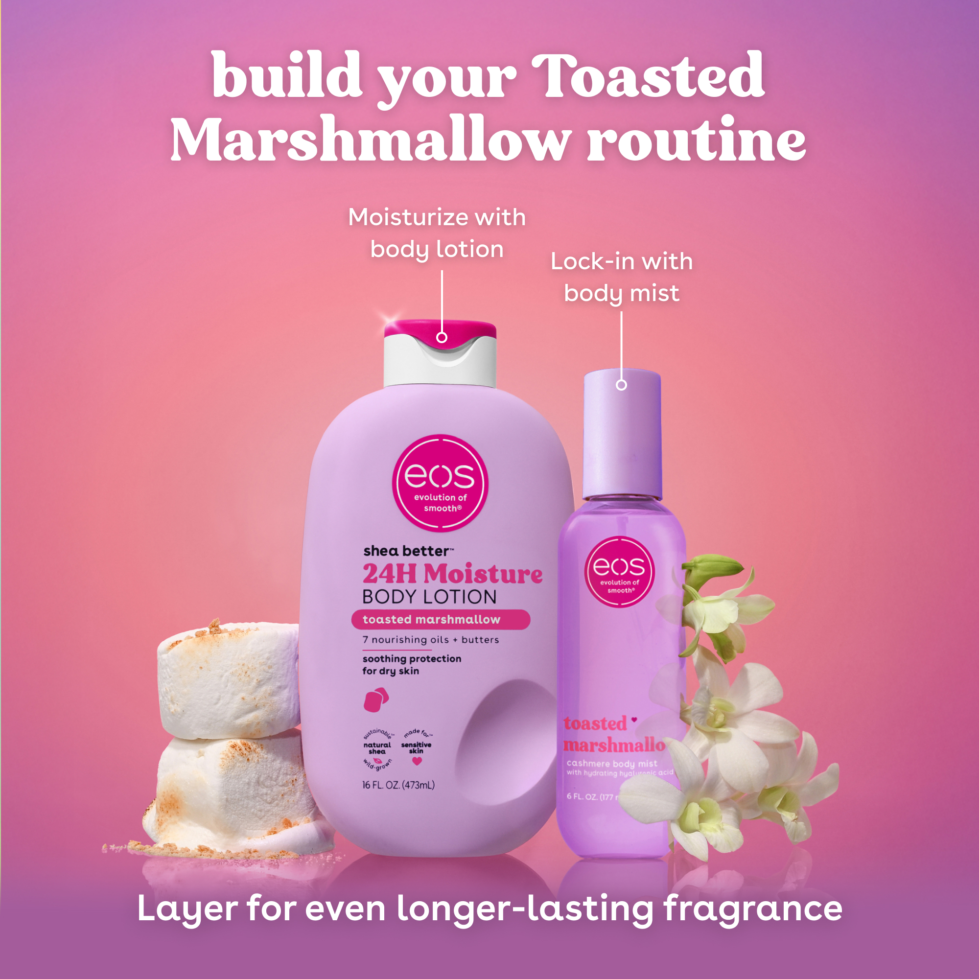 eos Cashmere Toasted Marshmallow Body Mist, 6 fl oz photo 8