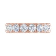 thumbnail image 3 of 14K Rose Gold Diamond Wedding Band Ring (1.25 Carat) (Ring Size 7.25), 3 of 4