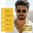 thumbnail image 5 of Beard Shampoo Coloring Black Hair Beard Instant Mustache Darkening Sideburns Beard Color Shampoo Enhance Beard Facial Hair Grooming Beard 10Pack, Black, 5 of 8